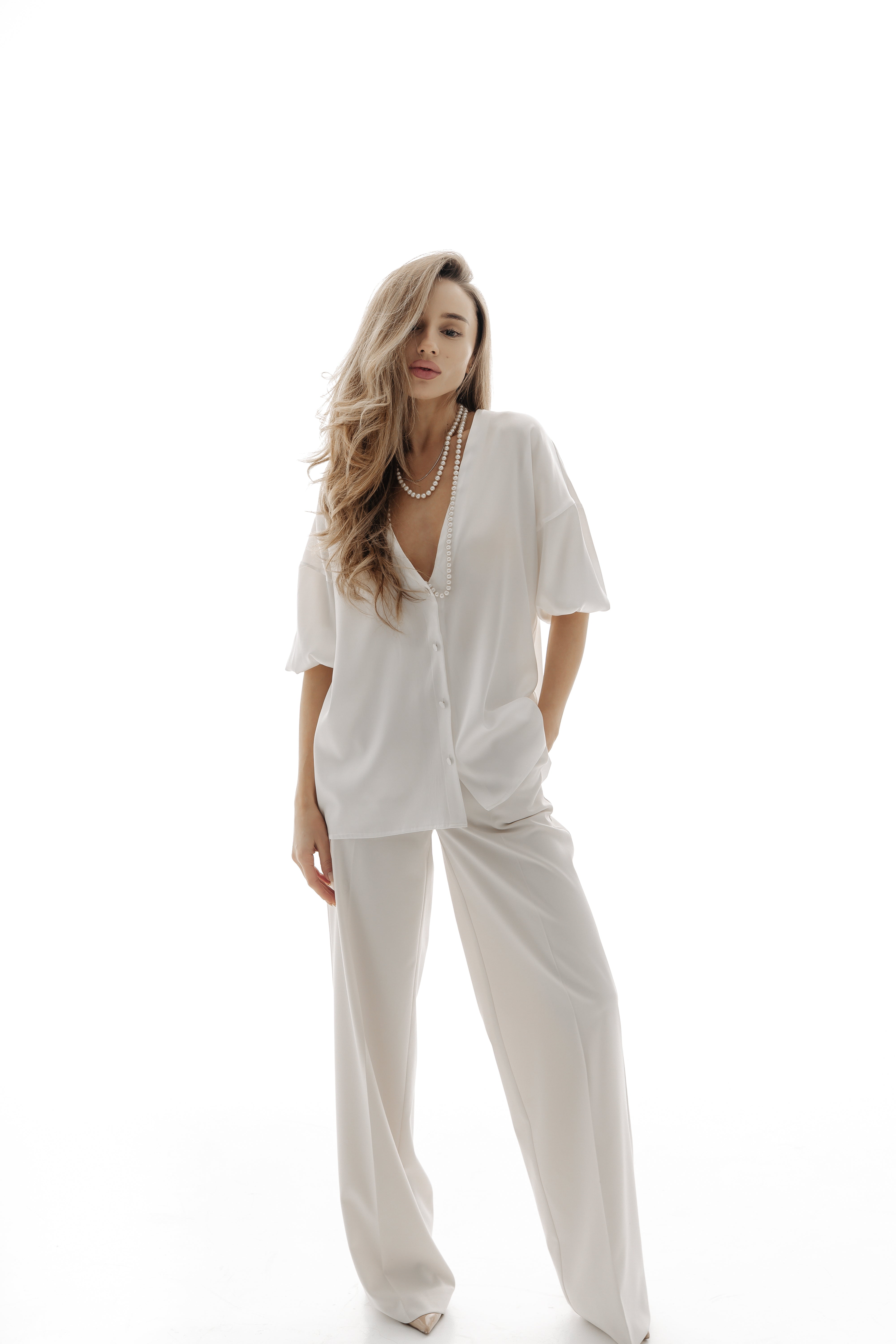 ШОВКОВА БЛУЗА ВІЛЬНОГО КРОЮ